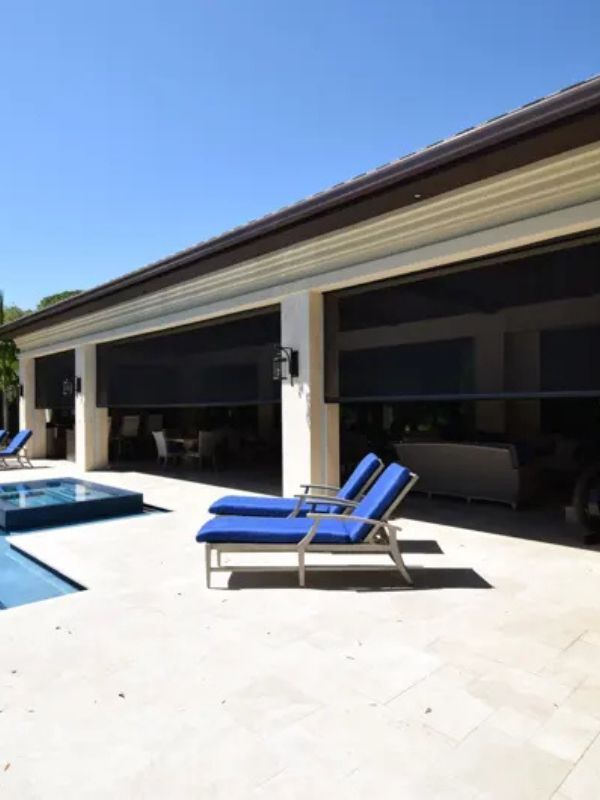 Motorized Retractable Screens Shades In Palm Beach Gardens FL