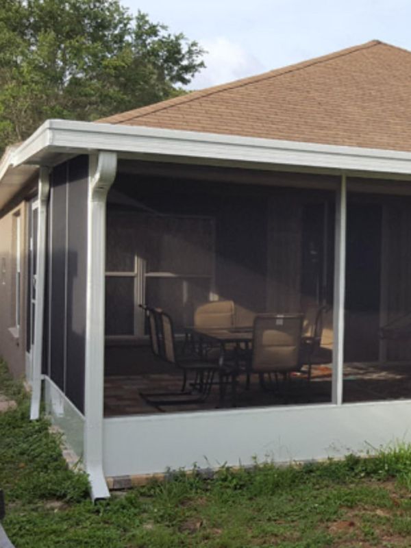 Insulated Roof Screen Room Installation in St Lucie Village FL 1