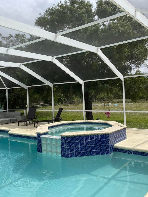 Pool Cage Installation in Hobe Sound FL